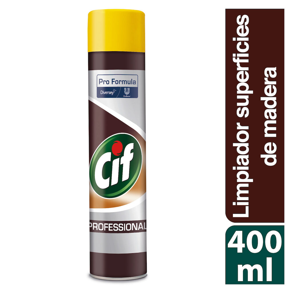 Cif Pro Formula Mobiliario de Madera 6x0.4L - Elimina el polvo y la suciedad de las superficies de madera tratada